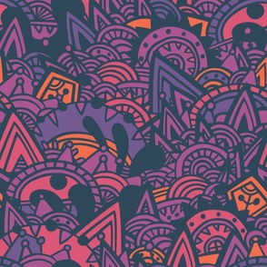 Mayan Fantasy / Purple