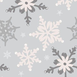 Snowflake winter holidays 