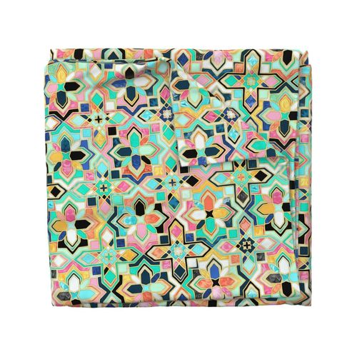 Gilded Boho Jeweled Tiles - Large