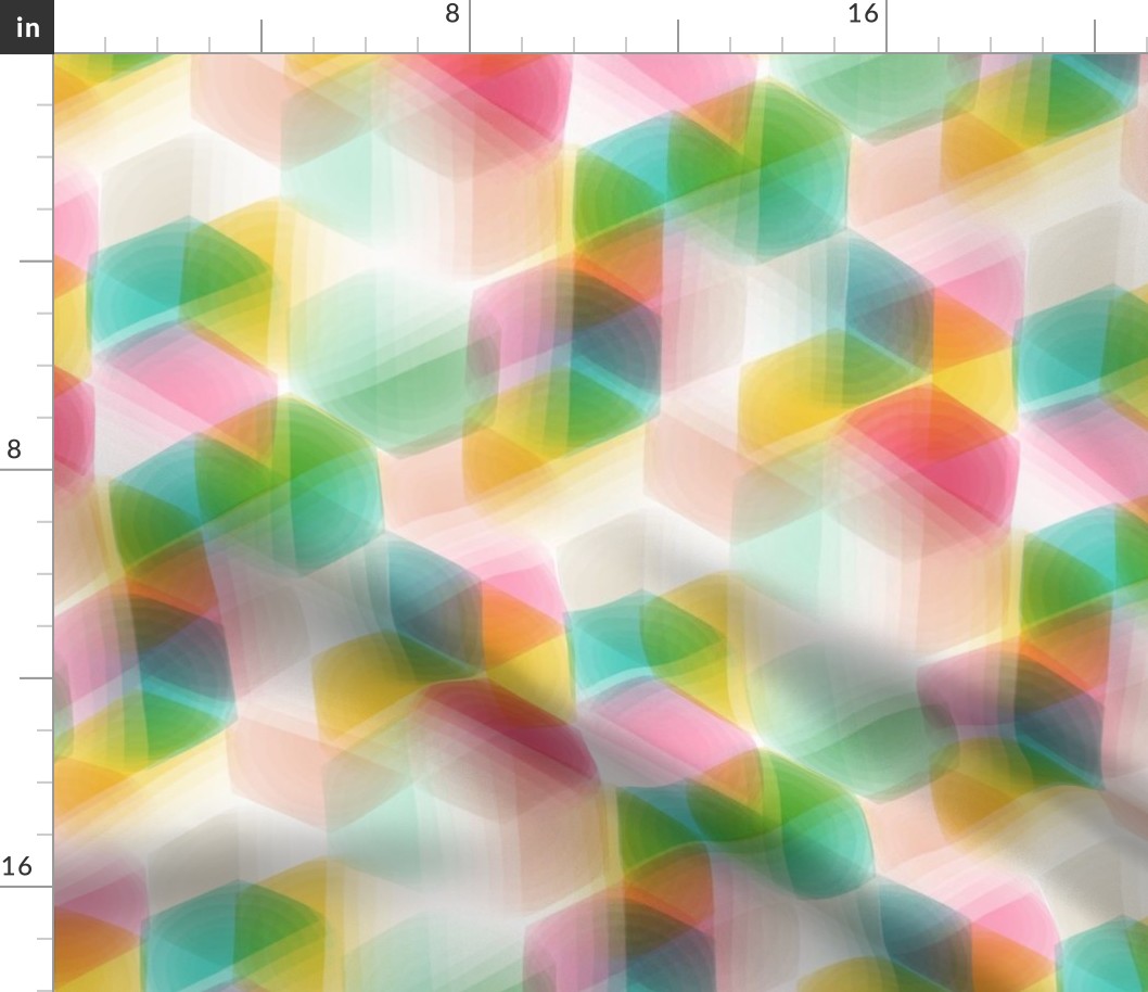 regular scale Chroma triangles, spectrum colourway