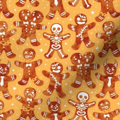 Gingerdead Men - Spooky Gingerbread - Gold