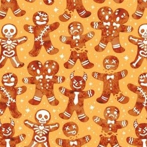 Gingerdead Men - Spooky Gingerbread - 3/4 Size