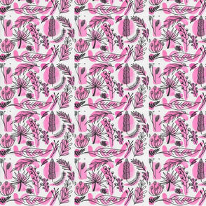 Pink Plant Popart