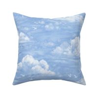 Dreamy Clouds - sky blue - large