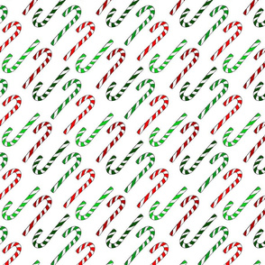 Red and Green Candy Cane 