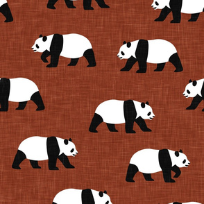 giant pandas - rust  - LAD20