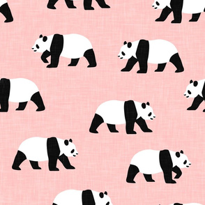 giant pandas - pink - LAD20
