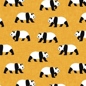 (small scale) giant pandas - yellow - LAD20