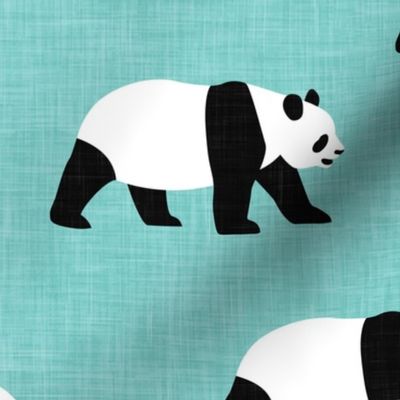 giant pandas - aqua - LAD20