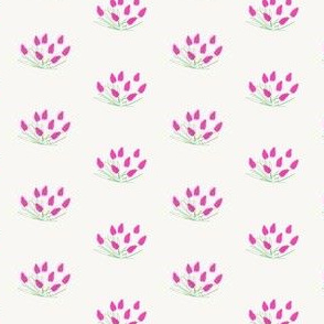 Bright pink tulip sketch (mini)