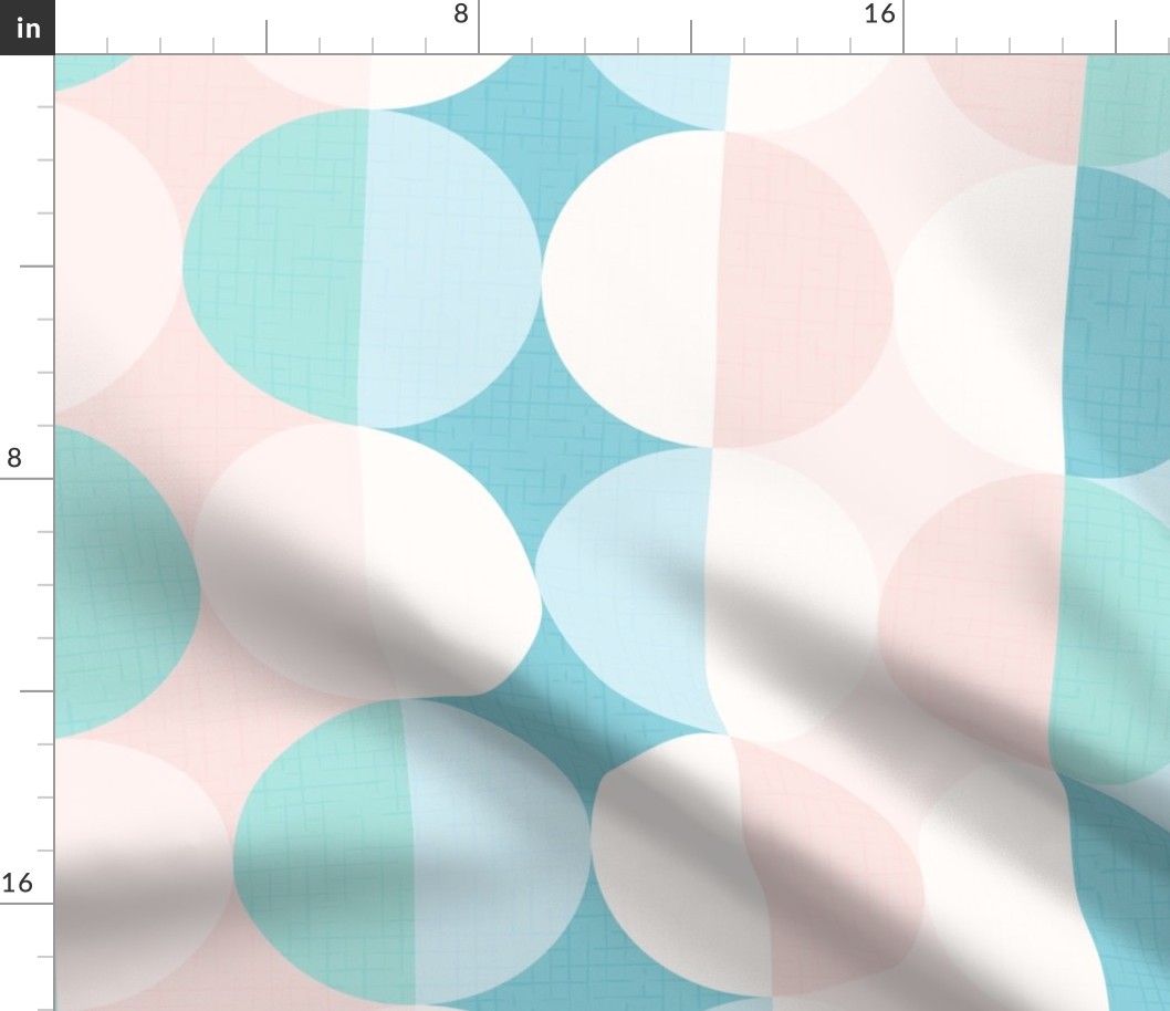 Creative dreams wallpaper XL scale in turquoise by Pippa Shaw
