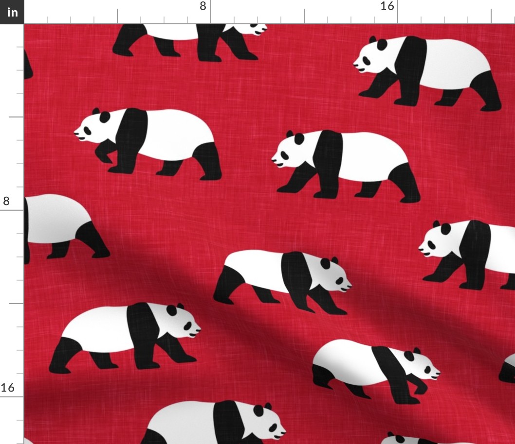 giant pandas - red - LAD20