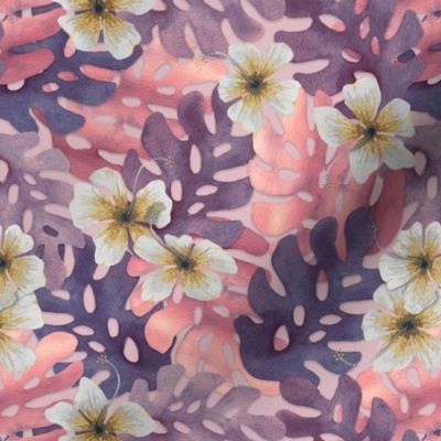 ALT ROSA Hibiscus Pattern small