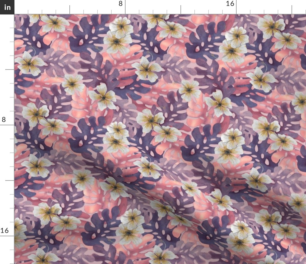 ALT ROSA Hibiscus Pattern small