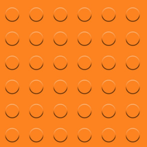 orange baseplate brick building blocks large