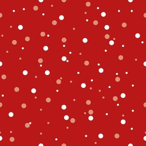 Christmas snowfall repeat pattern background