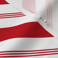 red and white candy cane stripes
