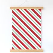 candy cane green red