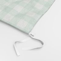 Mint Green  Gingham Plaid -2 inch check