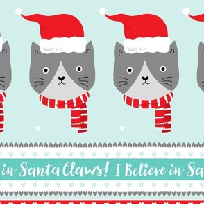 santa claws/mouse fairisle (large)