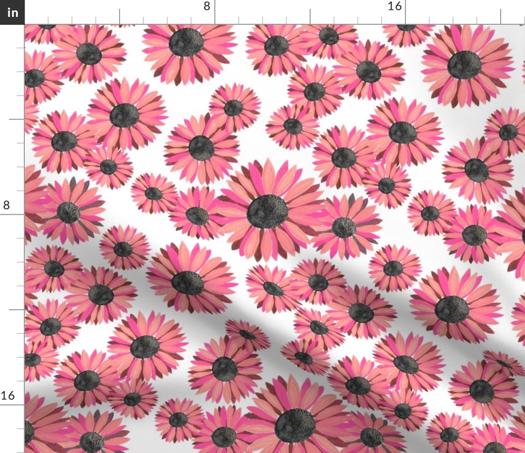 Sunflowers Pattern - Pink