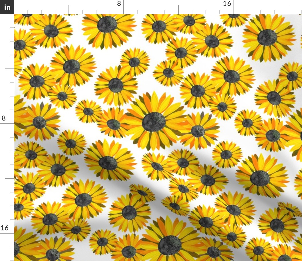 Sunflowers Pattern - Yellow