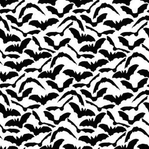 Bats - Black and White Small