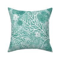 Under the Sea  - Turquoise - Large Scale