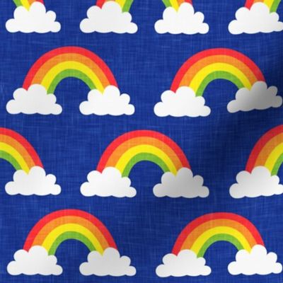 rainbows -  rainbows and clouds - blue - LAD20