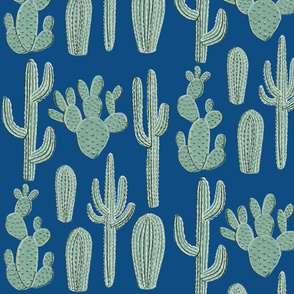 AZ Cacti - Classic Blue