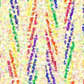 Large - Rainbow Dreams Stripes - Vertical