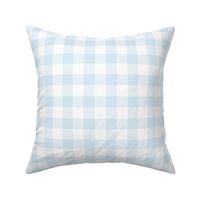 Light Blue Buffalo Check - 2 inch Gingham Plaid