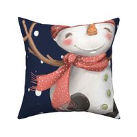 26x36 snow man BLANKET