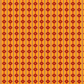 Pysanky Stripes in Light Orange
