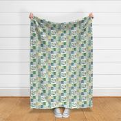 8" Boys Dino Quilt