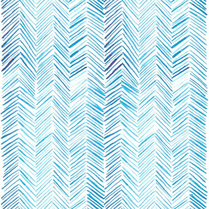 Herringbone - Light Blue