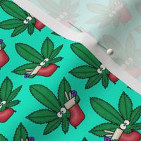 Cannabis With Christmas Stocking Mint
