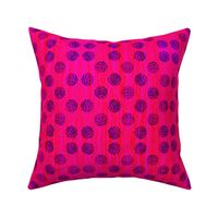 Zebra Dots In Hot Pink and Purple