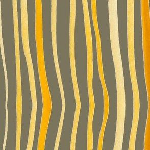 Vertical Contour Lines mud yellow