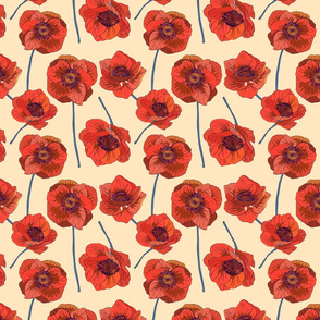 Poppies with legs - normal - small