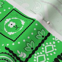 Bandana Paisley _  Green