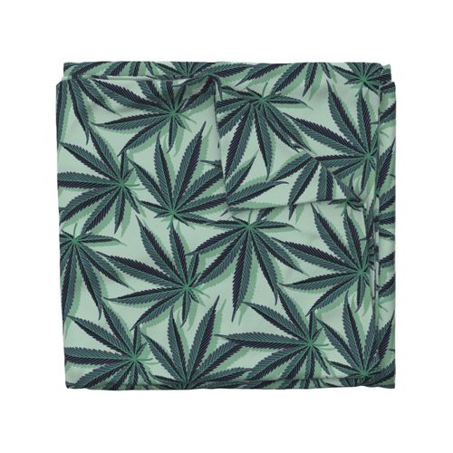 Cannabis leaves