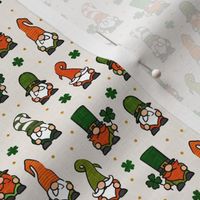 (small scale) St Patrick's Day Gnomes - Leprechaun Gnomes - clover - cream - LAD20