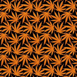 Cannabis leaves graffiti style
