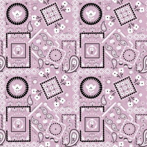 Bandana Paisley - Pink w/ 'Graham" in Design