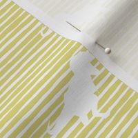 4" Dinosaur with Yellow Stripes Mix and Match with Quilt