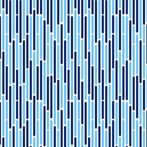 60s mod stripes light blue and navy