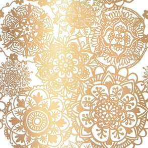 Gold Mandala Pattern