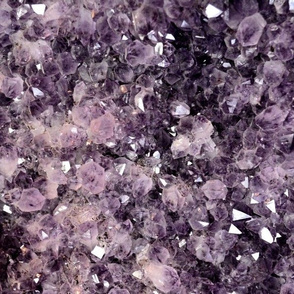 Amethyst Crystals - Small Print