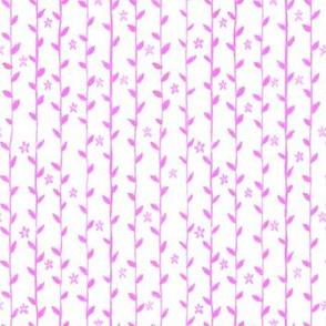 Floral Vines Pattern - Pink